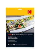  Kodak Photo Sticker Paper Gloss 120gsm A4x10 (3510645)