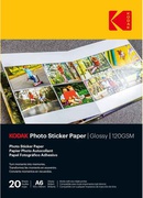  Kodak Photo Sticker Paper Gloss 120gsm A6x20 (3510652)