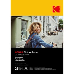  Kodak Picture Paper 230g 11.8 mil Glossy A4x25 (9891266)