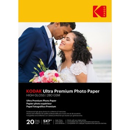  Kodak Ultra Prem Photo 280g 10.4 mil Glossy 5/7x20