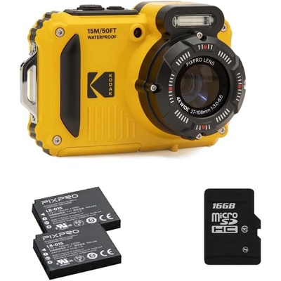  Kodak WPZ2 Yellow + 2 16GB SD Card + 2nd Battery