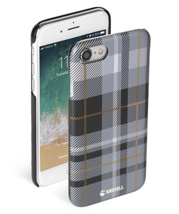  Krusell Limited Cover Apple iPhone 8/7 plaid dark grey  Hover
