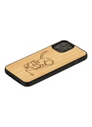  MAN&WOOD case for iPhone 12 Pro Max cat with red fish Hover