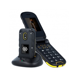 Telefons MyPhone Hammer Bow Dual Sim Black/Yellow