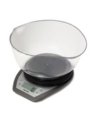 Svari Salter 1024 SVDR14 Electronic Kitchen Scales with Dual Pour Mixing Bowl silver