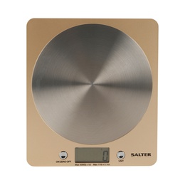 Svari Salter 1036 OLCFEU16 Olympic Disc Electronic Digital Kitchen Scales Gold