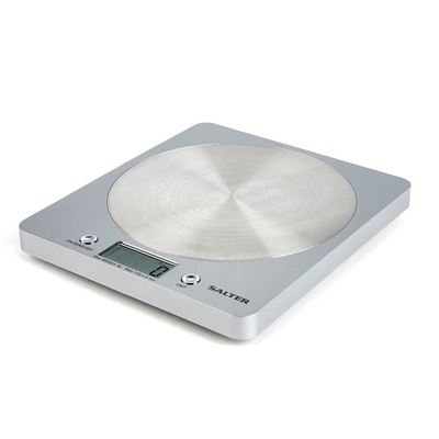 Svari Salter 1036 SVSSDR Disc Electronic Digital Kitchen Scales - Silver