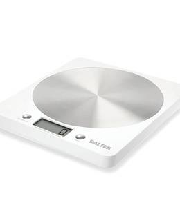 Svari Salter 1036 WHSSDREU16 Disc Electronic Digital Kitchen Scales - White  Hover