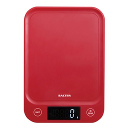 Svari Salter 1067 RDDRA Digital Kitchen Scale, 5kg Capacity red
