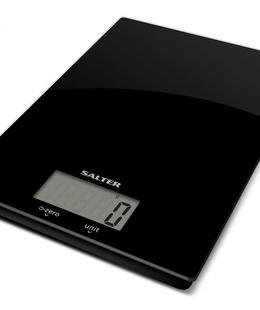 Svari Salter 1170 BKDRCEU16 Ultra Slim Glass Digital Kitchen Scale - Black  Hover