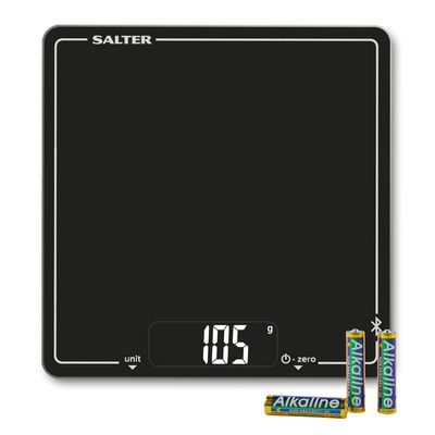 Svari Salter 1193 BKDRUP Connected Electronic Kitchen Scale - Black