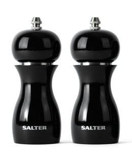  Salter 7613 BKXRA Gloss Salt and Pepper Mills Black  Hover