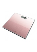 Svari Salter 9037 RGGL3RCFXTE Glitter Glass Personal Bathroom Scale Rose Gold