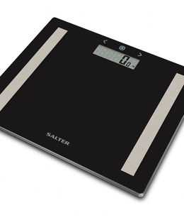 Svari Salter 9113 BK3R Compact Glass Analyser Bathroom Scales - Black  Hover