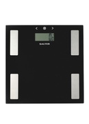 Svari Salter 9150 BFEU12  Black Glass Analyser Bathroom Scales