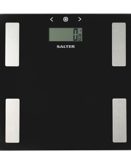 Svari Salter 9150 BFEU12  Black Glass Analyser Bathroom Scales  Hover