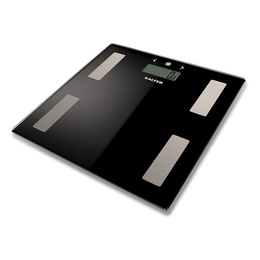 Svari Salter 9150 BK3R Black Glass Analyser Bathroom Scales