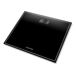 Svari Salter 9207 BK3R Compact Glass Electronic Bathroom Scale - Black