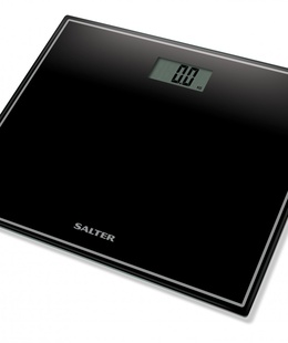 Svari Salter 9207 BK3R Compact Glass Electronic Bathroom Scale - Black  Hover