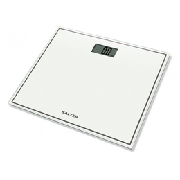 Svari Salter 9207 WH3R Compact Glass Electronic Bathroom Scale - White