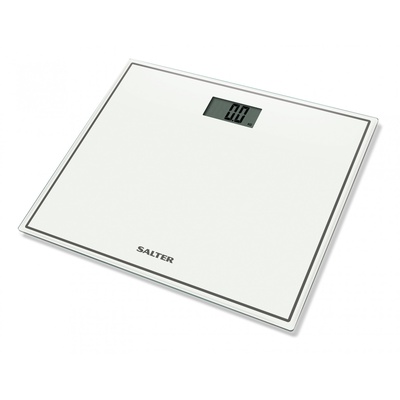 Svari Salter 9207 WH3R Compact Glass Electronic Bathroom Scale - White