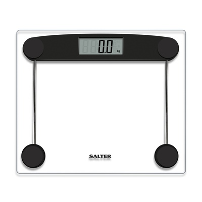 Svari Salter 9208 BK3R Compact Glass Electronic Bathroom Scale