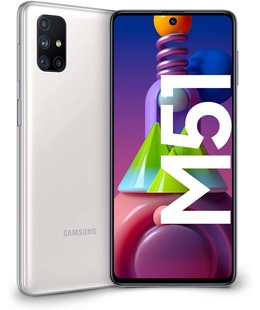 Telefons Samsung M515F/DS Galaxy M51 Dual 128GB white  Hover