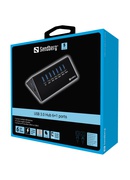  Sandberg 133-82 USB 3.0 Hub 6+1 Ports Hover