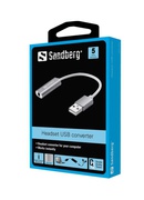  Sandberg 134-13 Headset USB Converter Hover