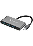  Sandberg 136-03 USB-C to 3xUSB 3.0 Hub + PD