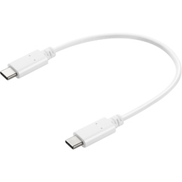  Sandberg 136-30 USB-C to USB-C Charge Cable 0.2m White
