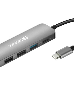  Sandberg 136-32 USB-C Dock HDMI+3xUSB+PD 100W  Hover