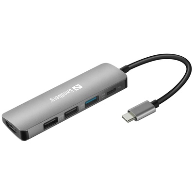  Sandberg 136-32 USB-C Dock HDMI+3xUSB+PD 100W