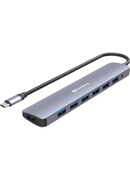  Sandberg 136-40 USB-C to 7 x USB 3.0 Hub