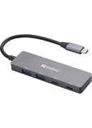  Sandberg 136-50 USB-C to 2xUSB-A+2xUSB-C Hub