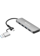  Sandberg 136-63 USB-C/A to 4xUSB 3.0 Hub