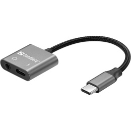  Sandberg 136-67 USB-C Audio Adapter PD65W