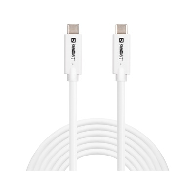  Sandberg 136-75 USB-C>C USB 3.2 Gen2 100W, 3m