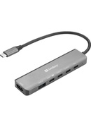  Sandberg 136-77 USB-C 6-in-1 MediaDock