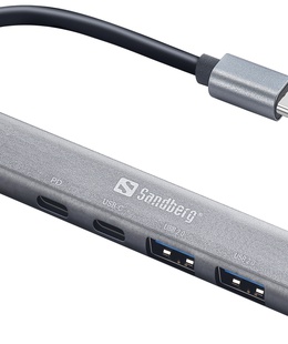  Sandberg 336-50 USB-C to 3xUSB-A+2xUSB-C Saver  Hover