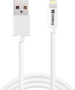  Sandberg 440-75 USB>Lightning MFI 1m White  Hover