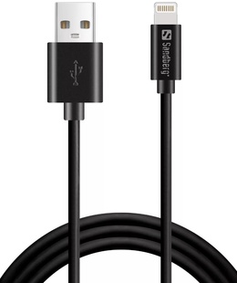  Sandberg 441-39 USB>Lightning MFI 1m Black  Hover