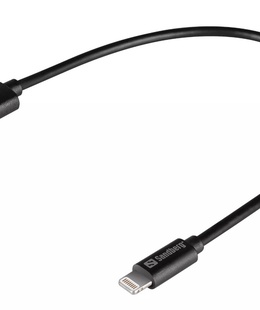  Sandberg 441-40 USB>Lightning MFI 0.2m Black  Hover