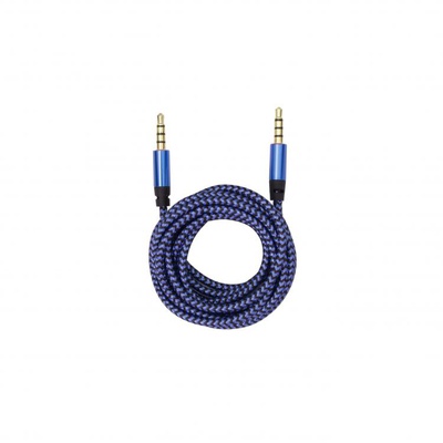  Sbox 3535-1.5BL AUX Cable 3.5mm To 3.5mm Blueberry Blue