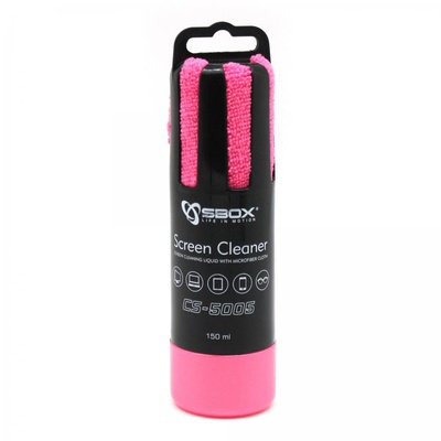  Sbox CS-5005P Screen Cleaner 150ml Pink