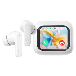 Austiņas Sbox EB-TWS08-W Touch Screen Display White