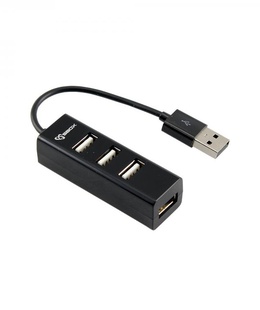  Sbox H-204 USB 4 Ports HUB Black  Hover