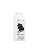  Sbox H-606 3 Port USB-A (1x 3,0,  2x 2,0) Hover