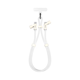  Sbox LANYARD WHITE Type-C -Type-C 1.5m White