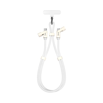  Sbox LANYARD WHITE Type-C -Type-C 1.5m White